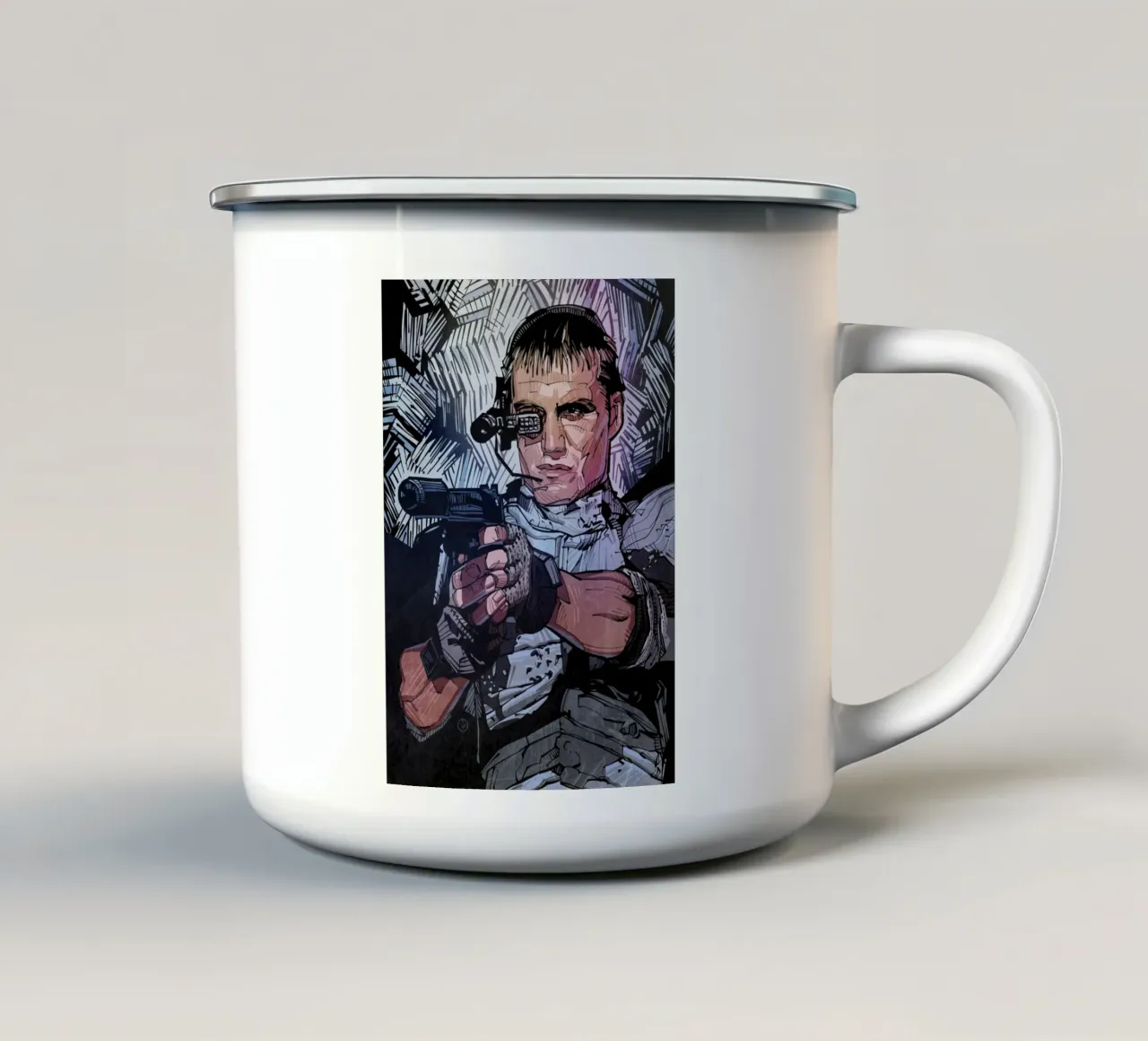 Universal Soldier tazza in smalto da nabakumov