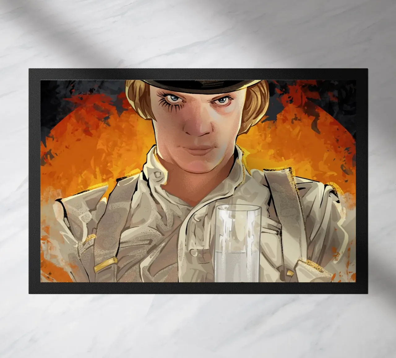 Clockwork Orange doormat by nabakumov