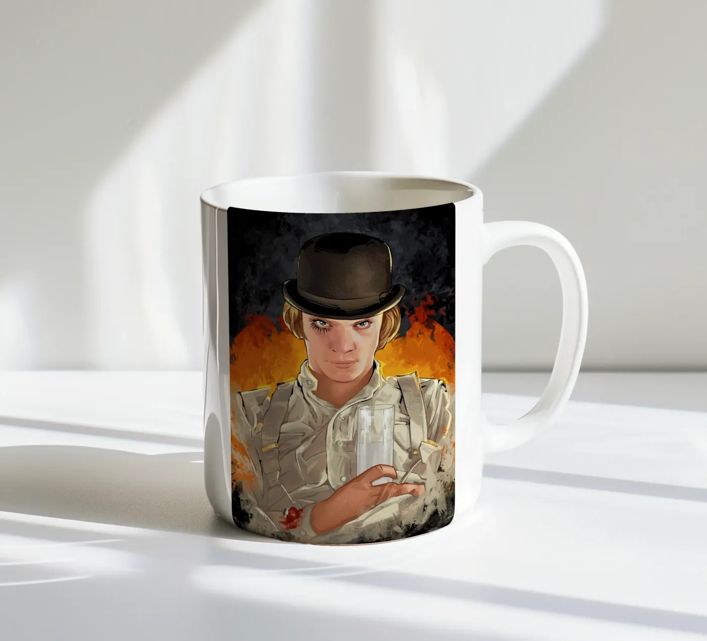 Clockwork Orange keramische mok van nabakumov