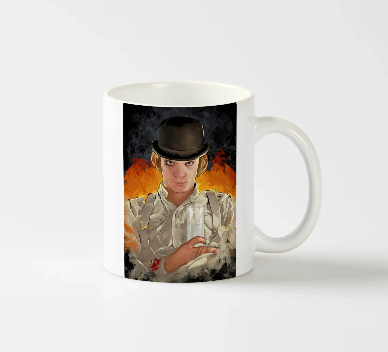 Clockwork Orange tazza in ceramica da nabakumov