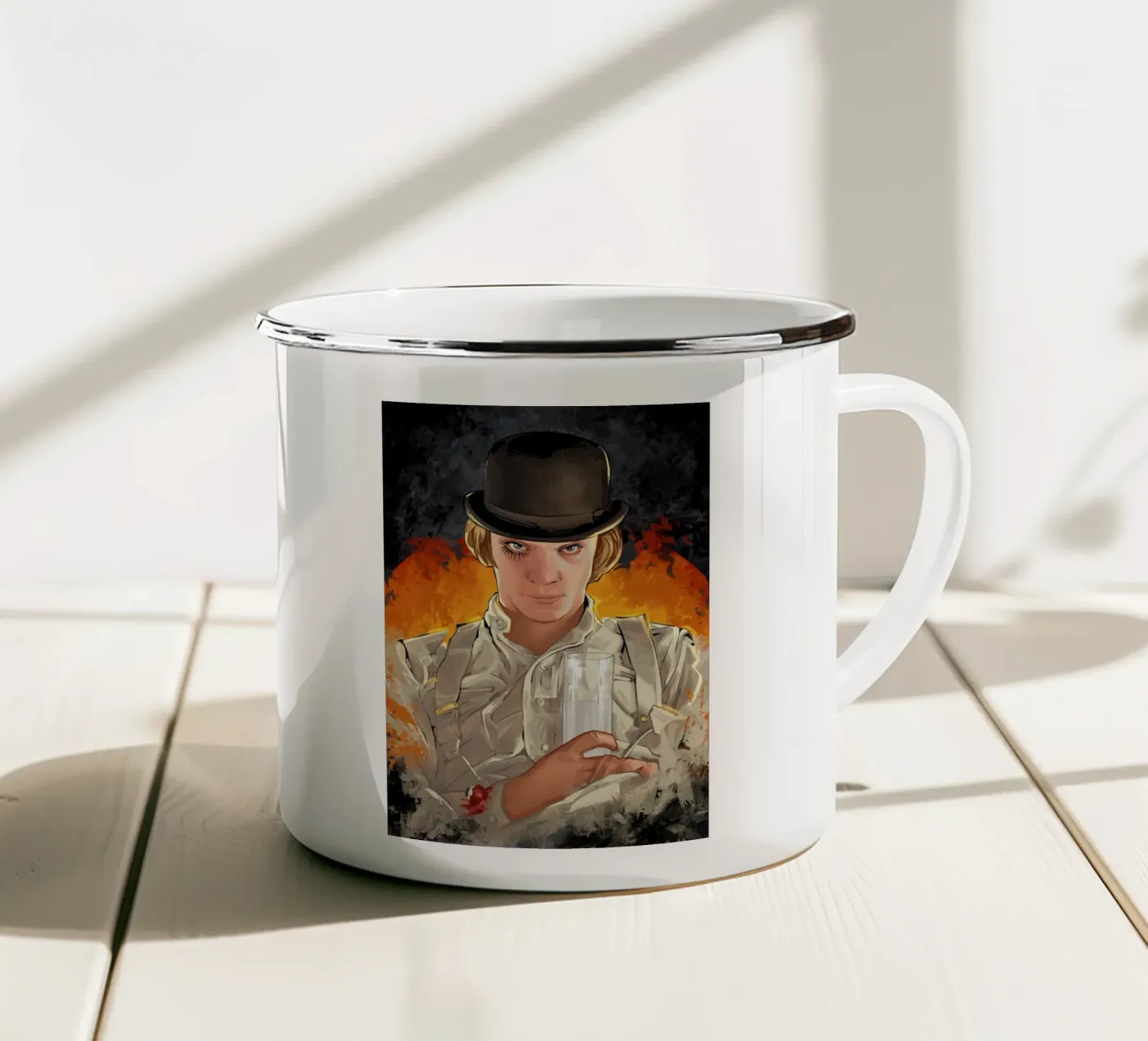 Clockwork Orange emaille mok van nabakumov