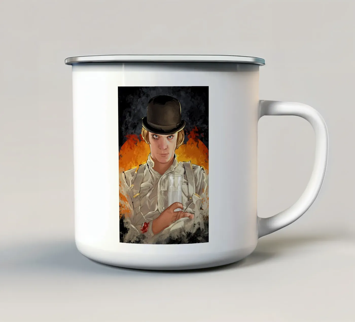 Clockwork Orange emaille mok van nabakumov