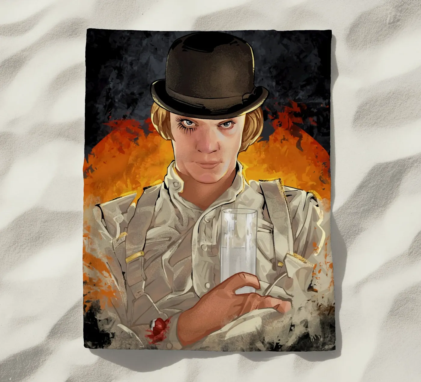 Clockwork Orange strandhanddoek van nabakumov