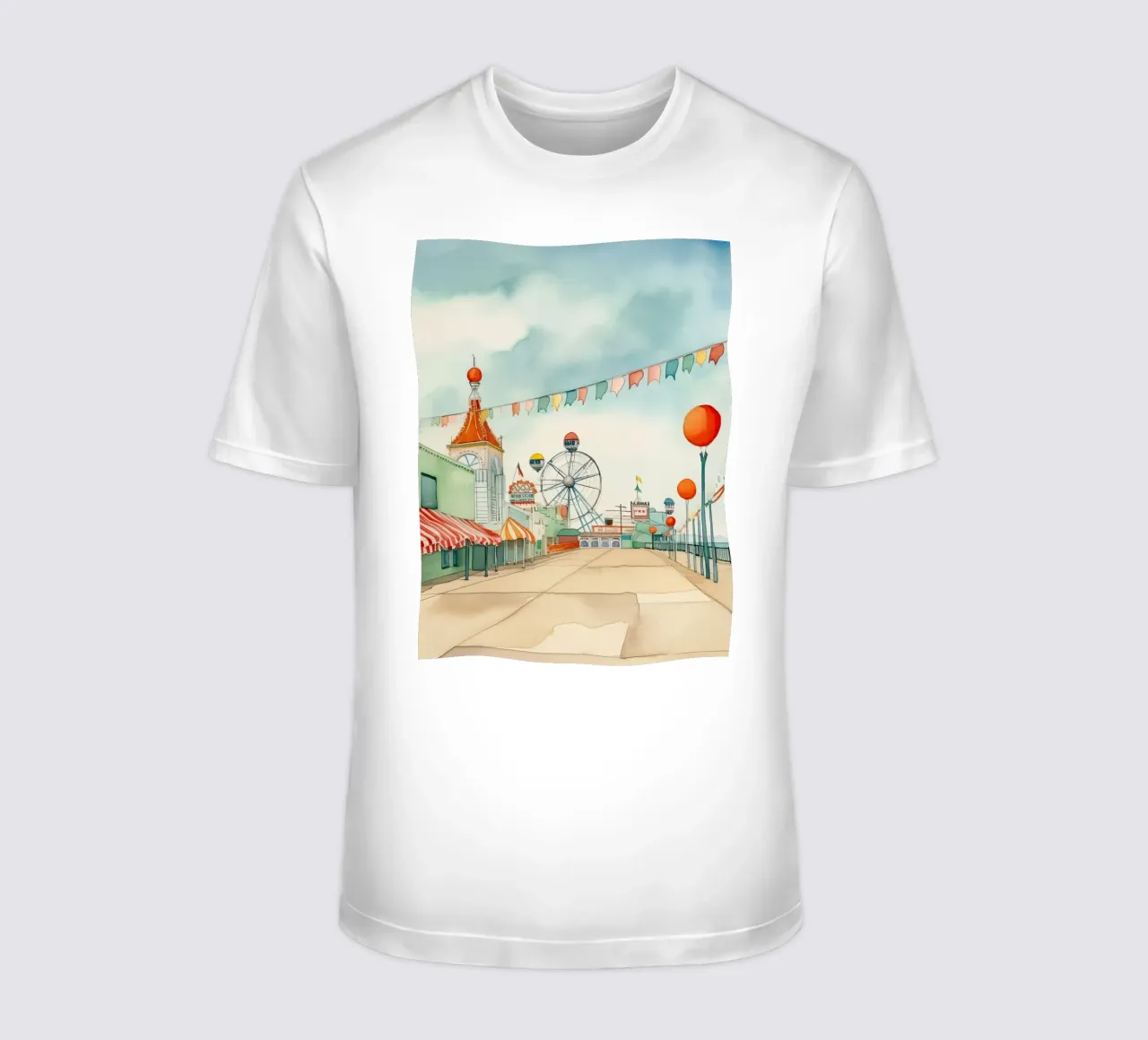 Parc d'attractions t-shirt de DaarbyN