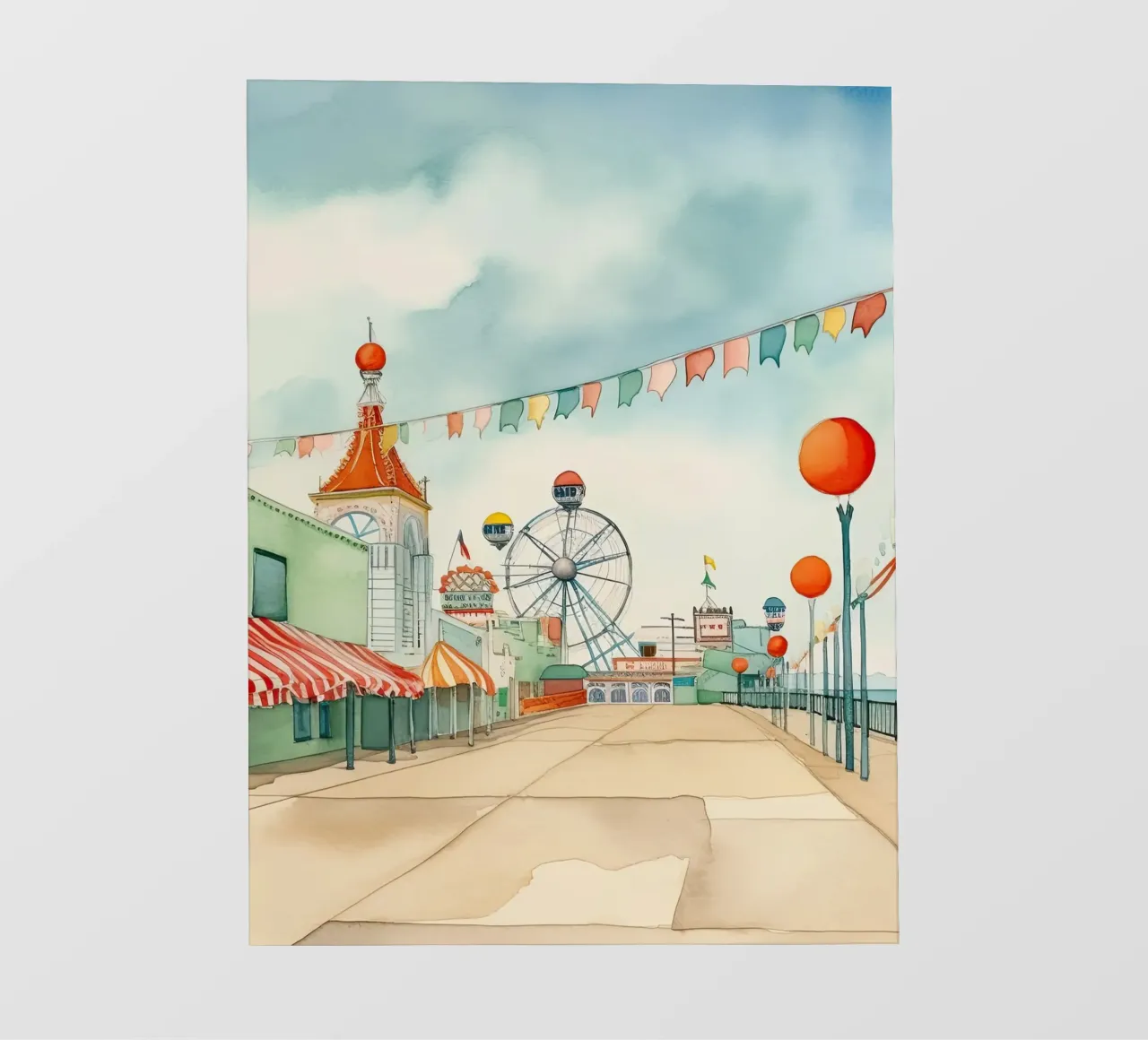 Pretpark pvc-zeil van DaarbyN