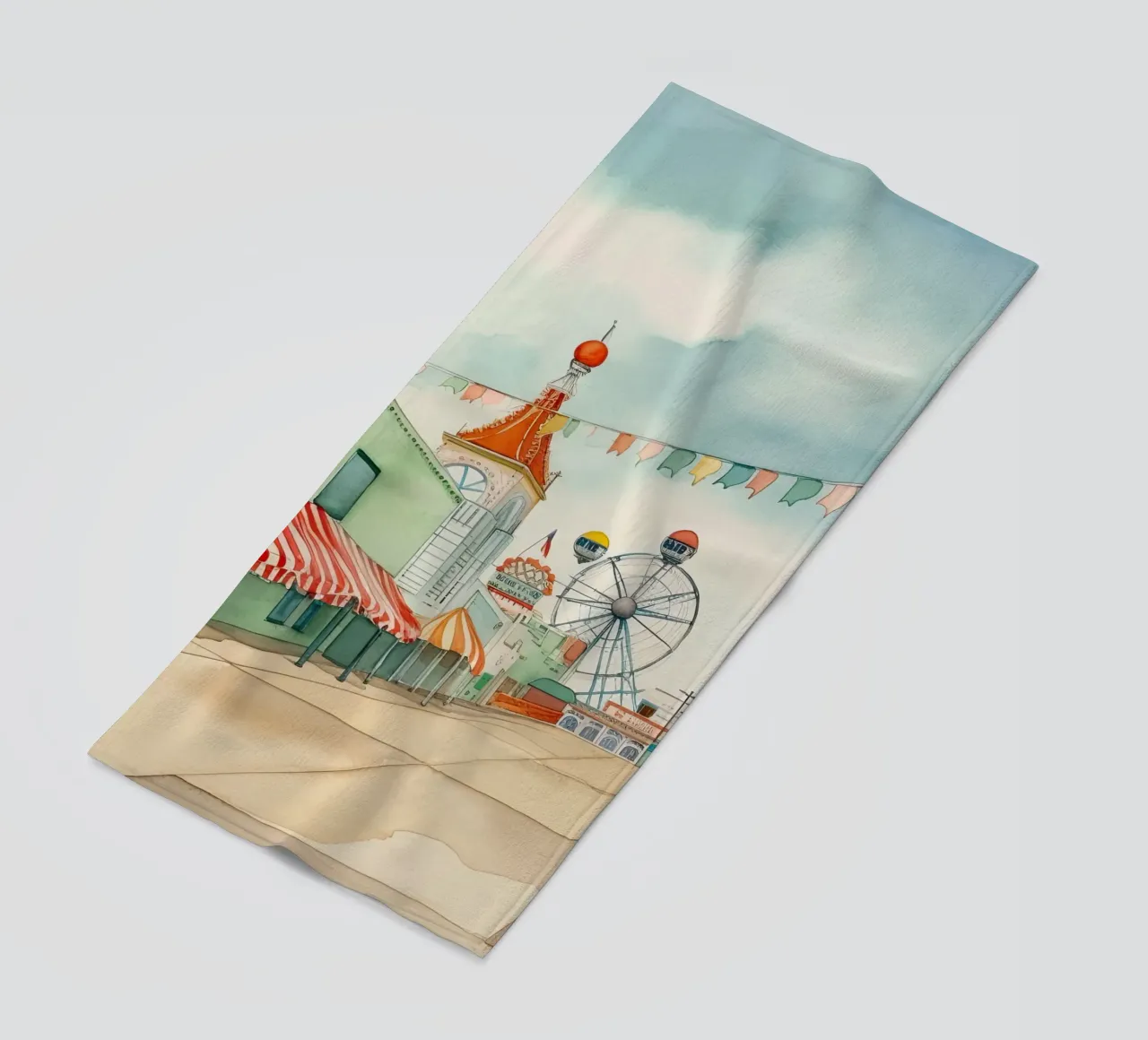 Fun Park beach towel by DaarbyN