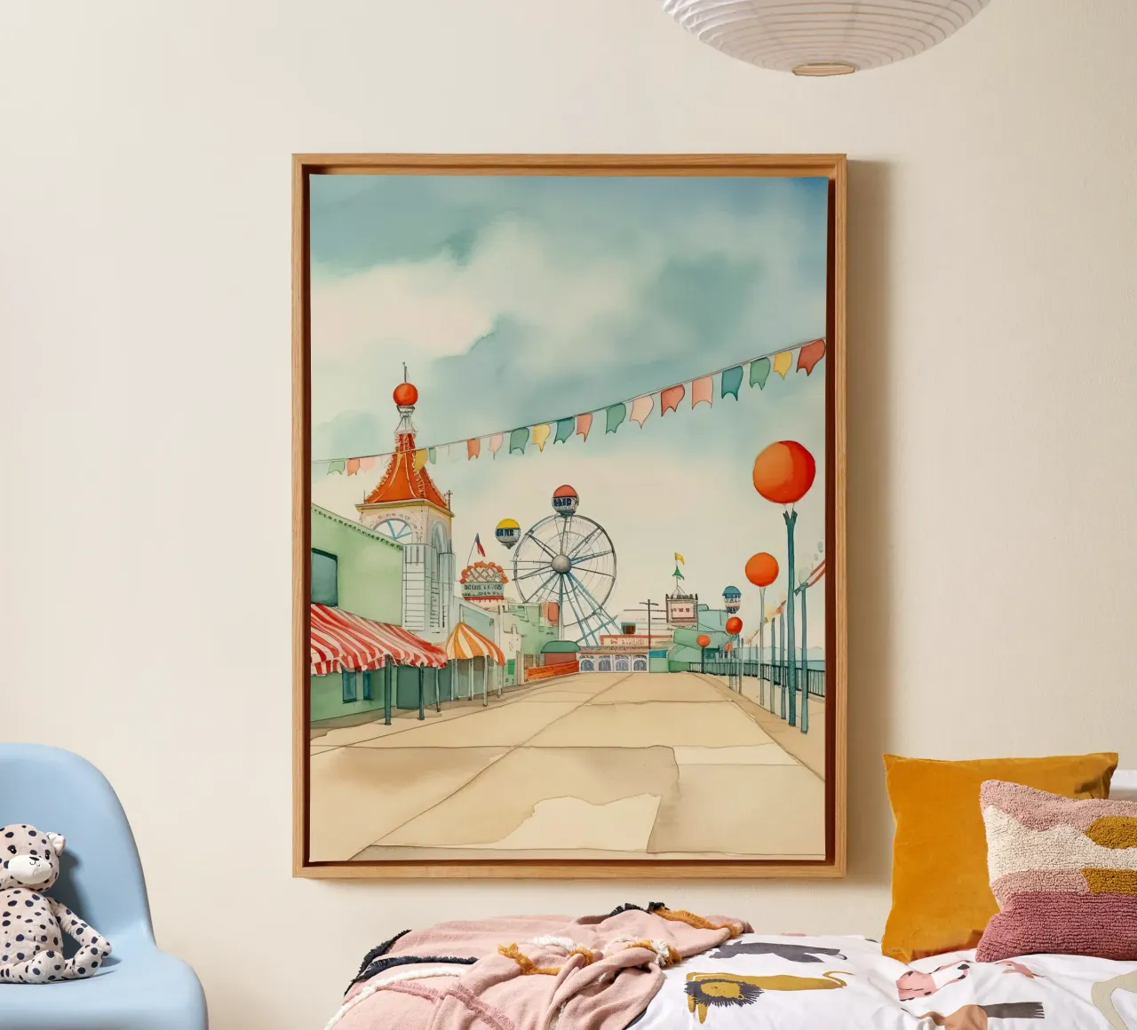 Vergnügungspark Leinwand von DaarbyN