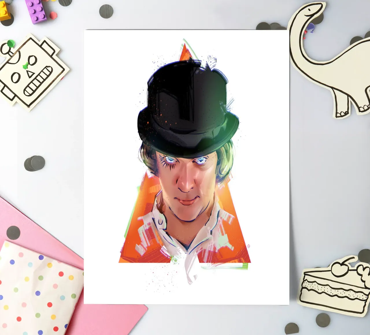 Clockwork Orange stickervel van nabakumov