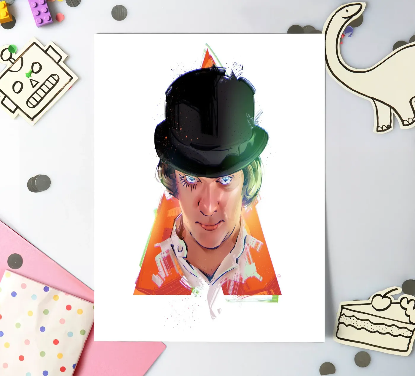 Clockwork Orange stickervel van nabakumov