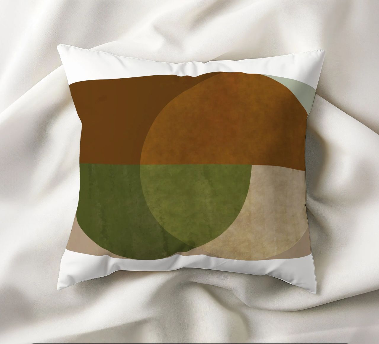 Modern Earthy Abstract cuscino da nileshkikuuchise
