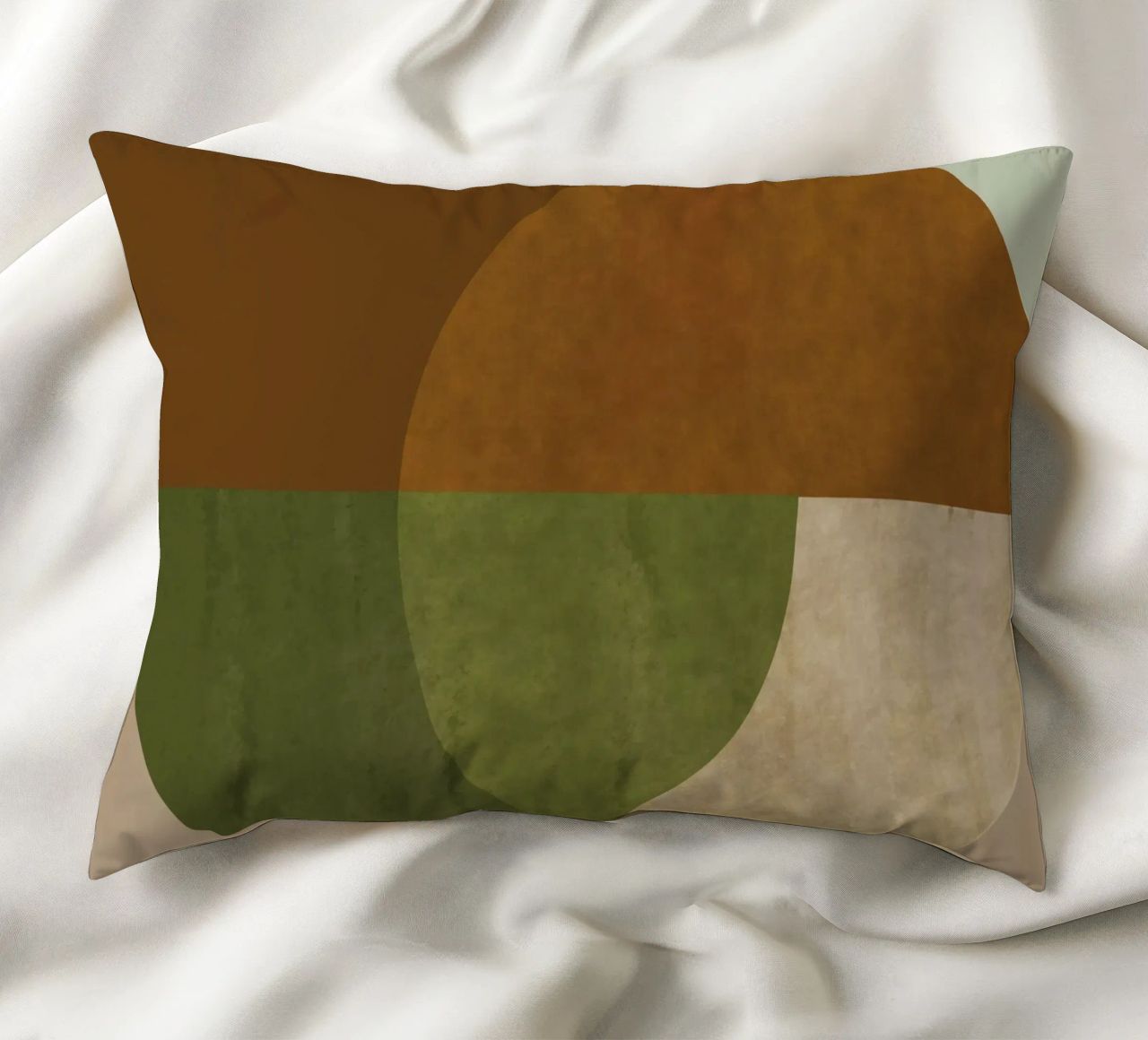 Modern Earthy Abstract cuscino da nileshkikuuchise
