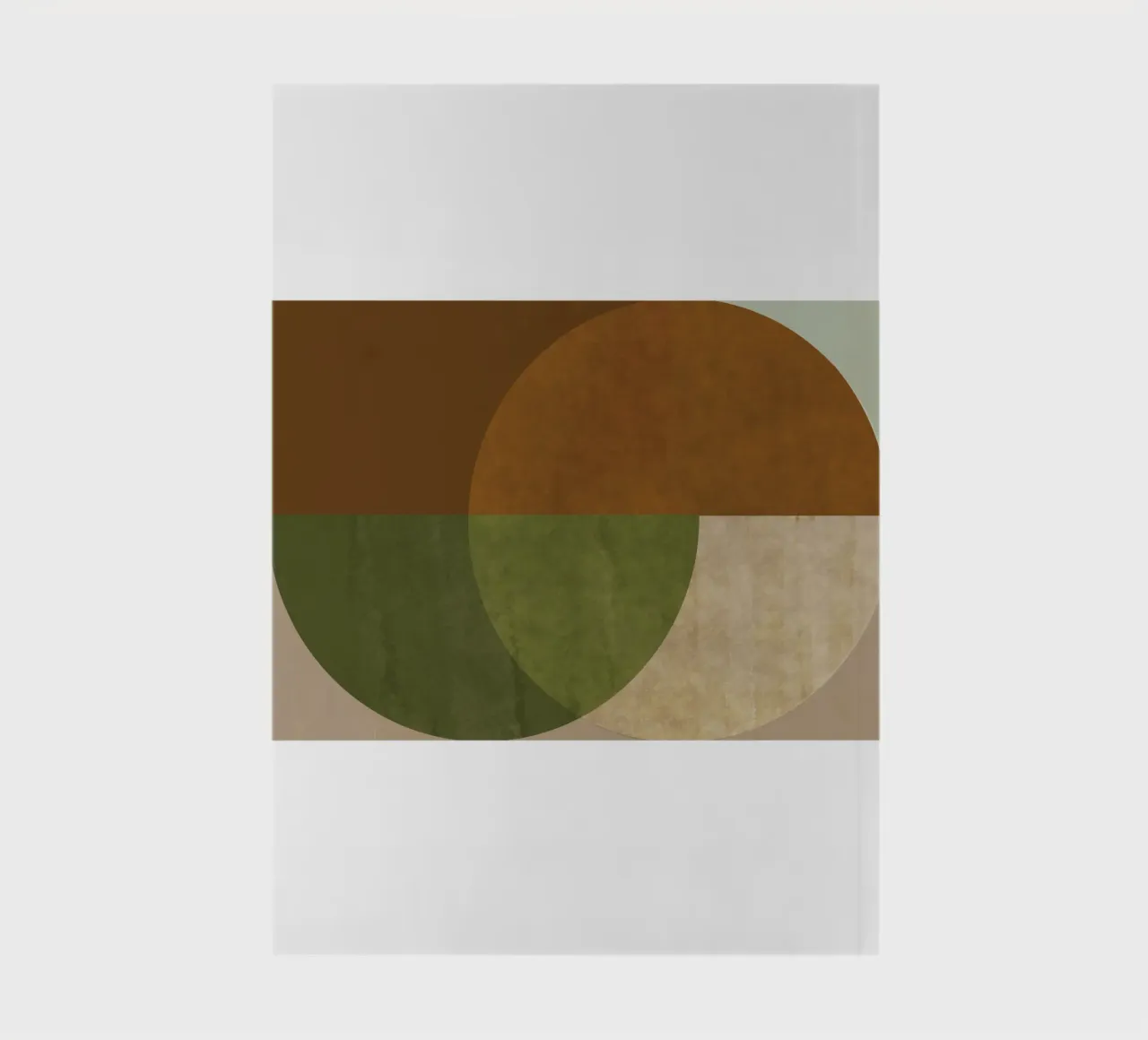 Modern Earthy Abstract notebook by nileshkikuuchise
