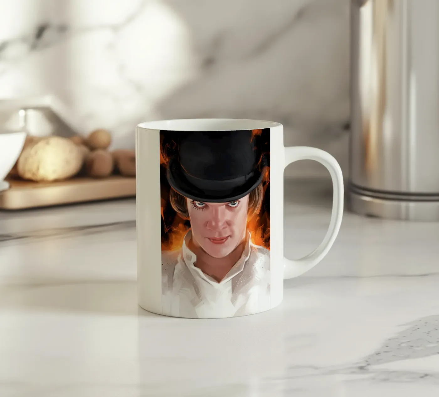 Clockwork Orange ceramic mug by nabakumov
