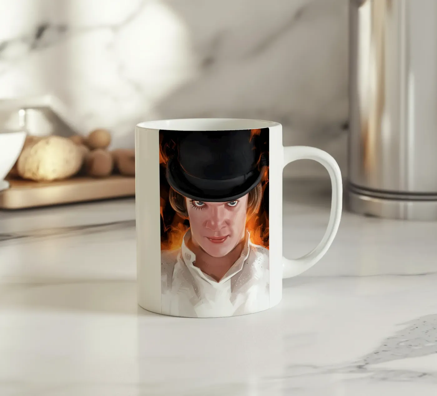 Clockwork Orange tazza in ceramica da nabakumov
