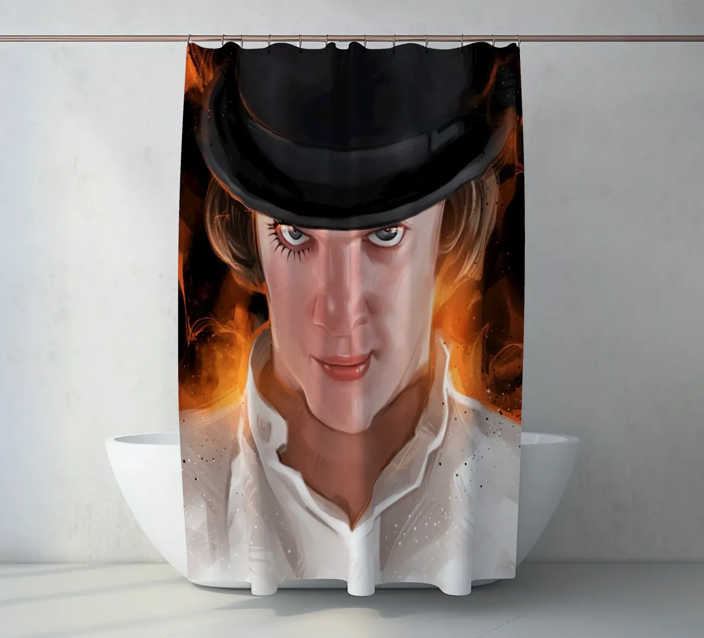 Clockwork Orange Duschvorhang von nabakumov