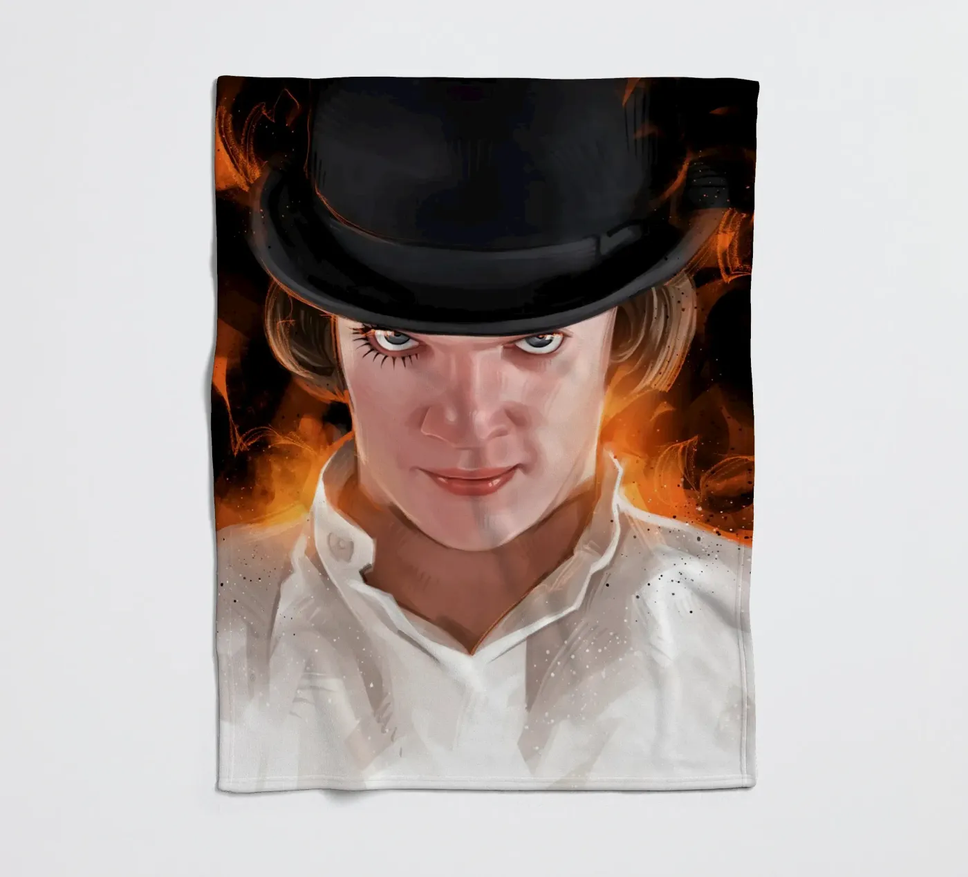 Clockwork Orange fleece blanket by nabakumov