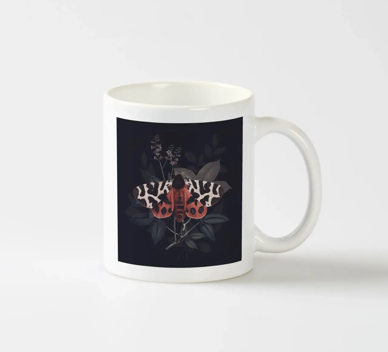 Farfalla notturna tazza in ceramica da dada22