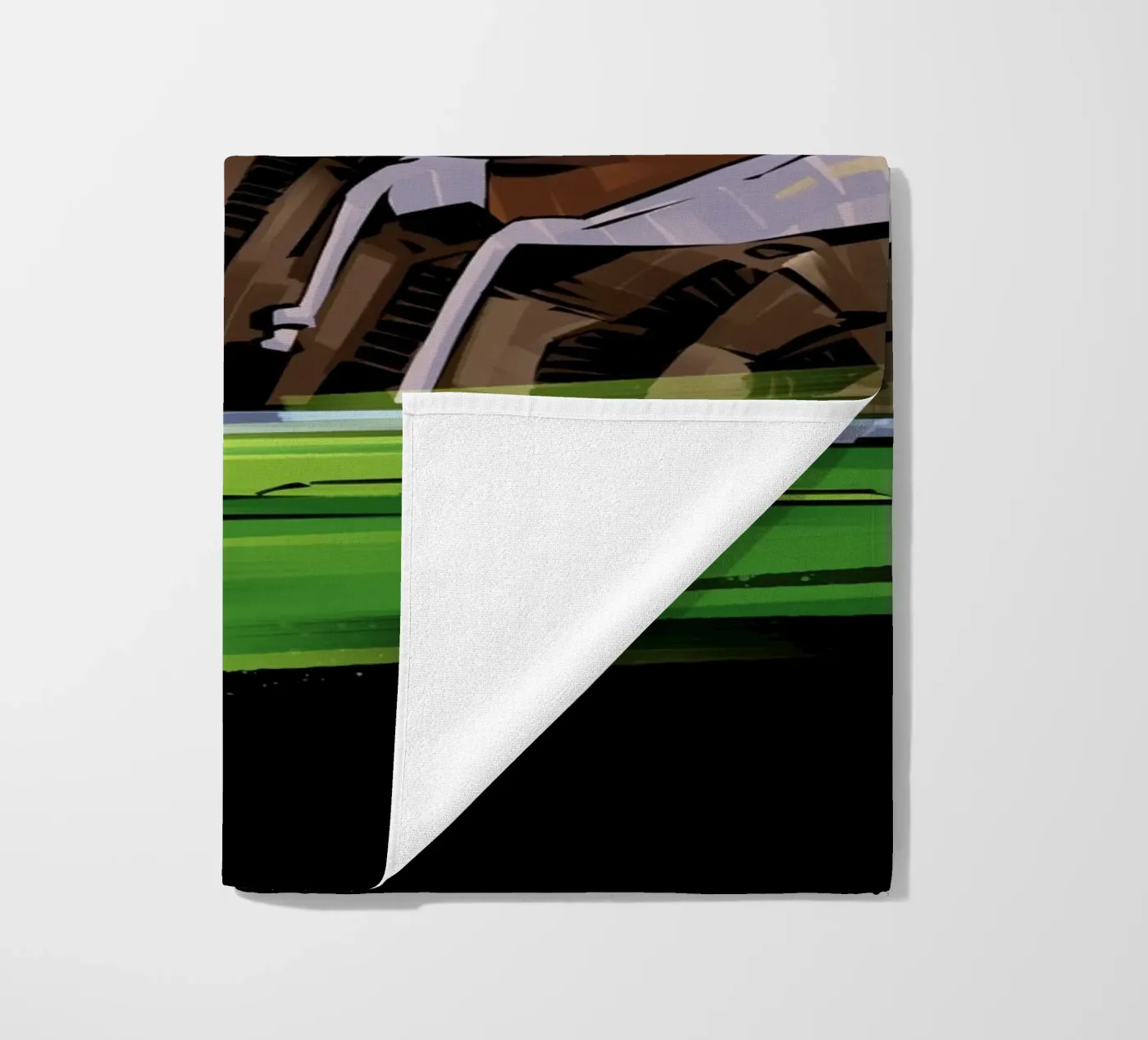 Ice Cube beach towel by nabakumov