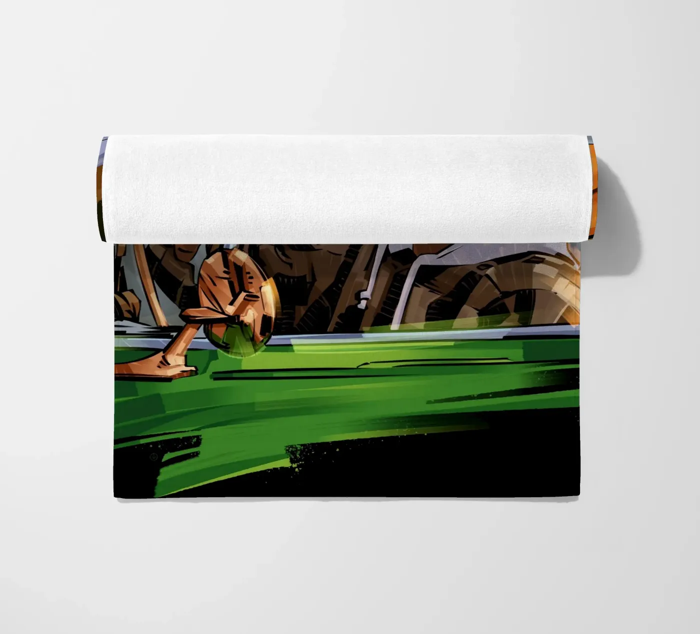 Ice Cube beach towel by nabakumov