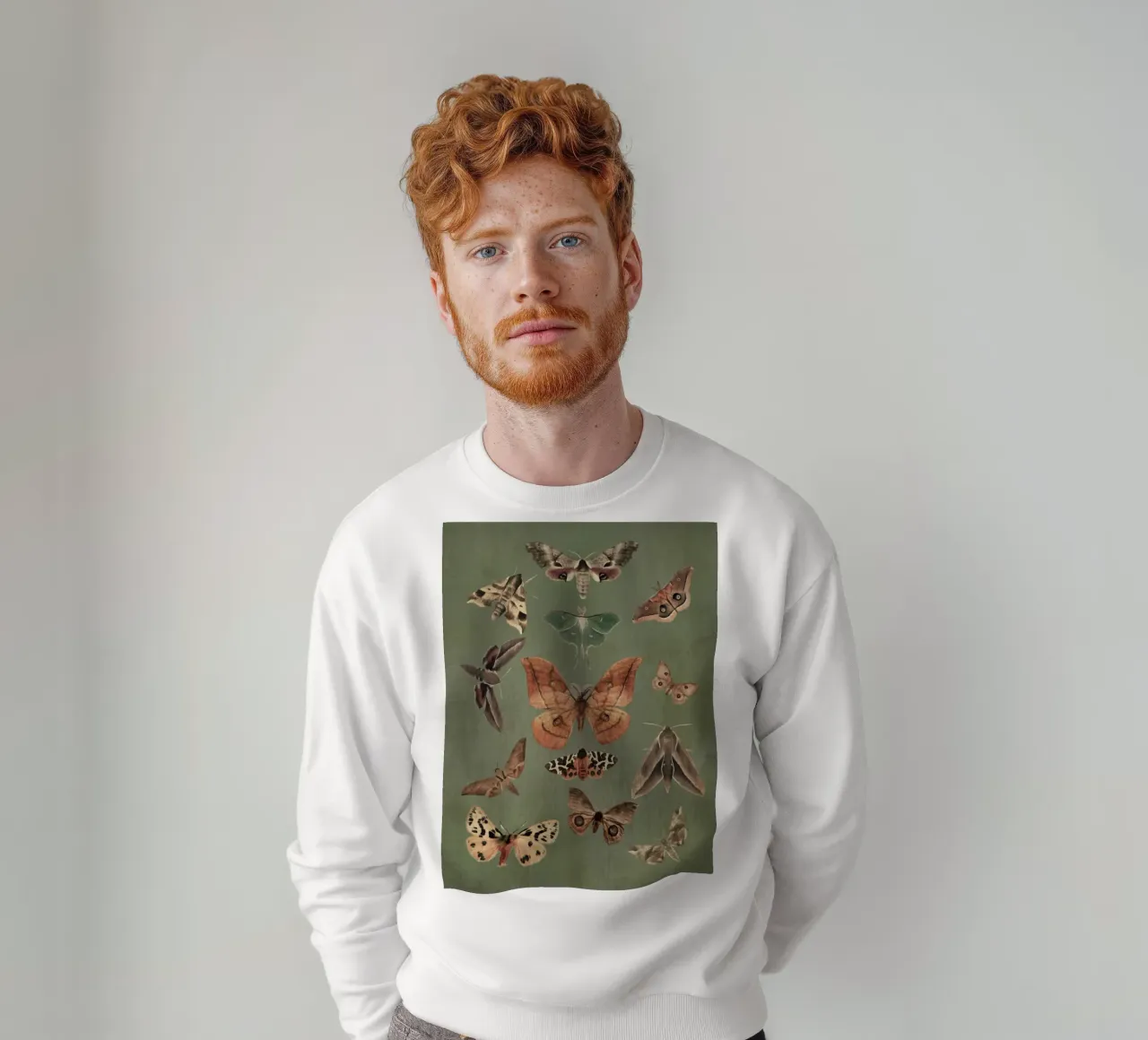 Farfalle notturne felpa da dada22