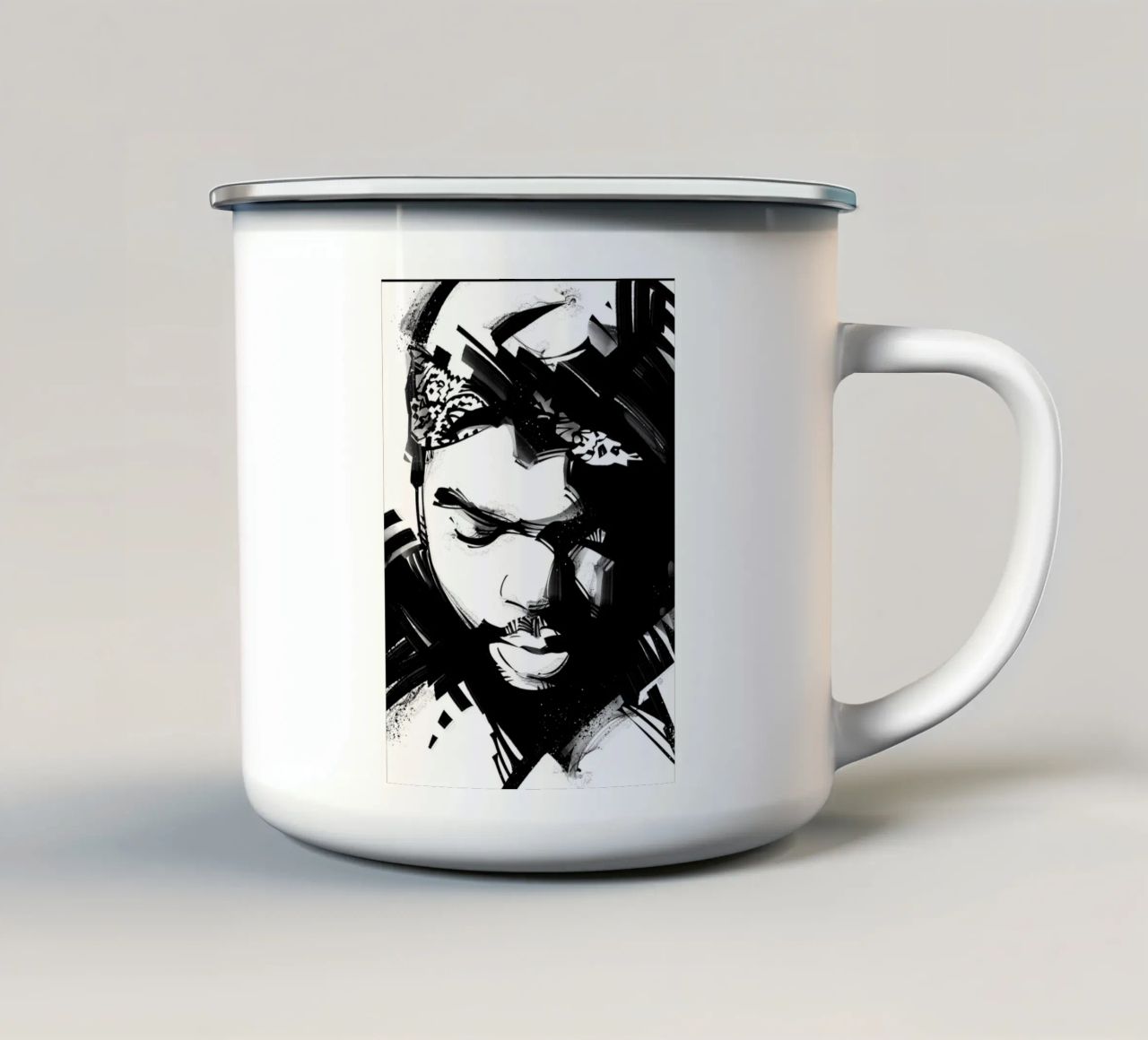 Ice Cube emaille mok van nabakumov