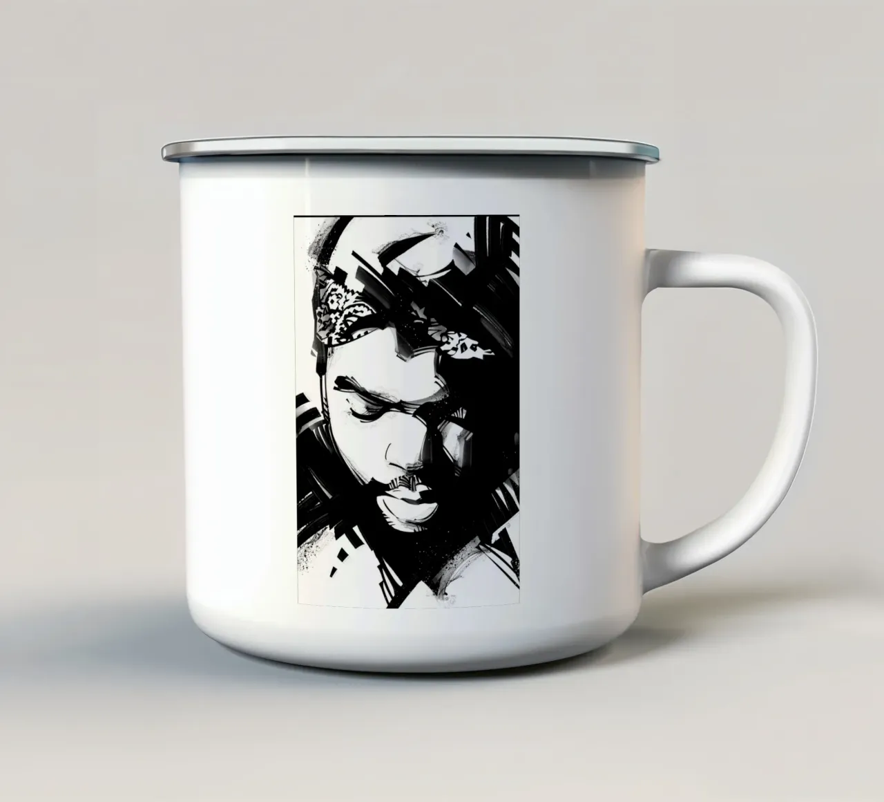 Ice Cube emaille mok van nabakumov