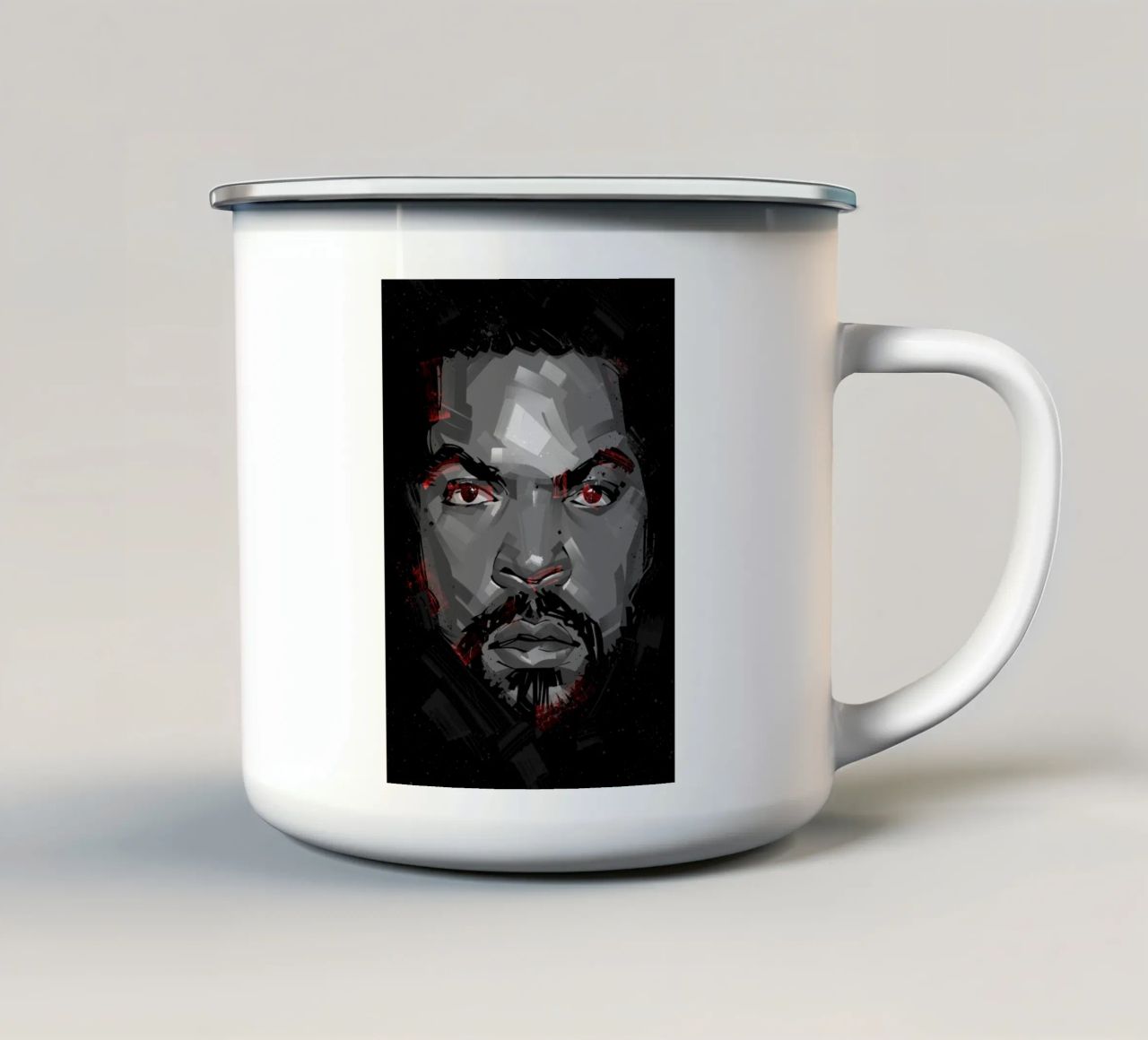 Ice Cube enamel mug by nabakumov