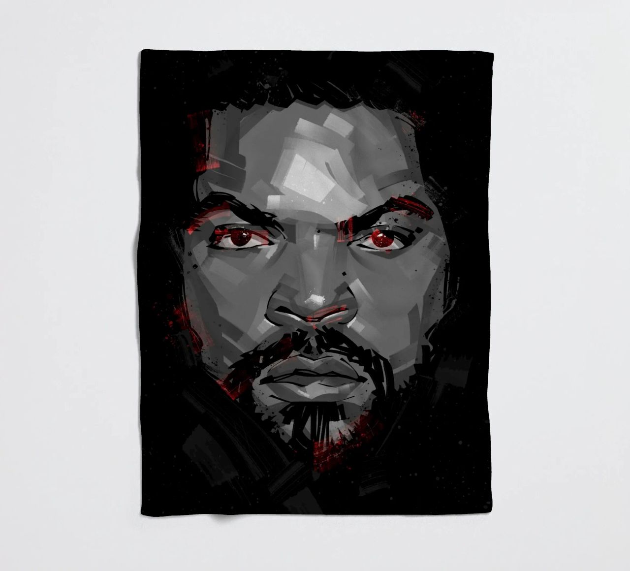 Ice Cube fleece blanket by nabakumov