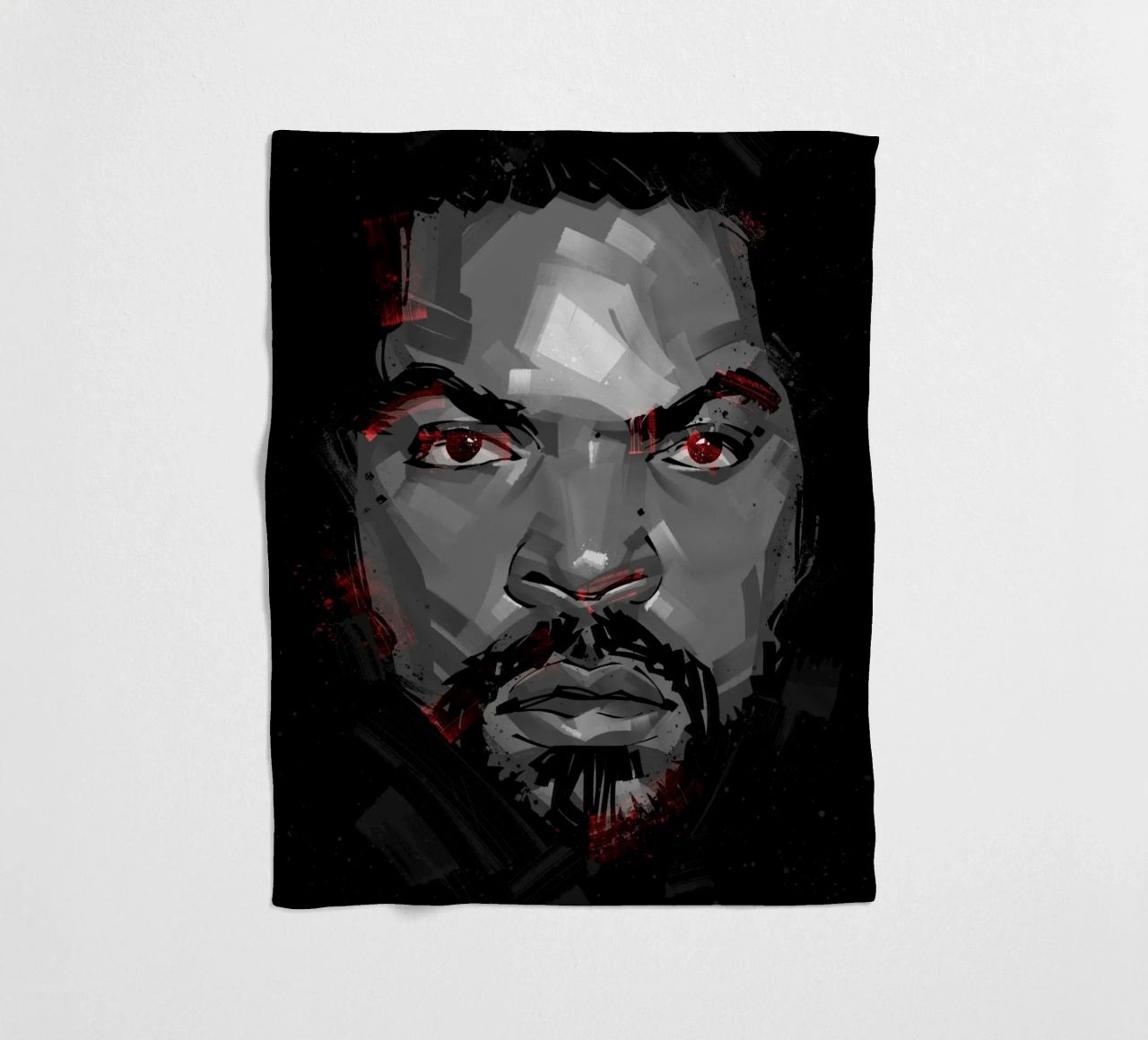 Ice Cube fleece blanket by nabakumov