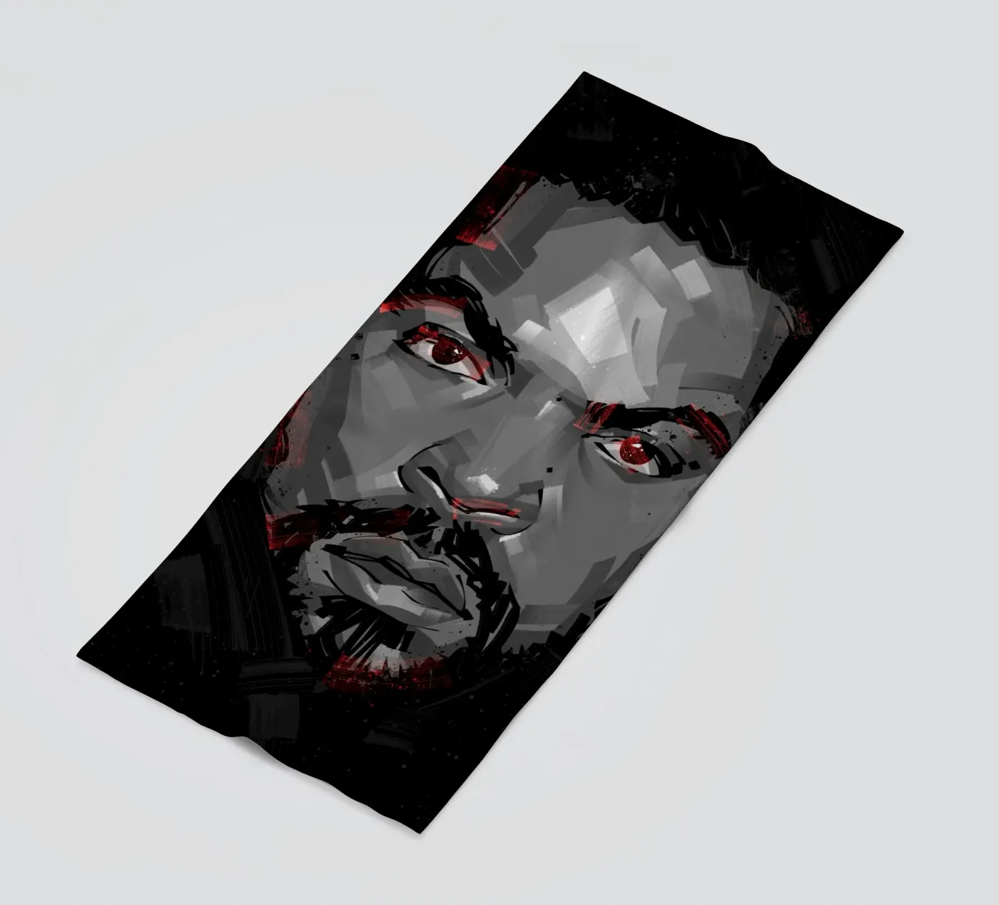 Ice Cube beach towel by nabakumov