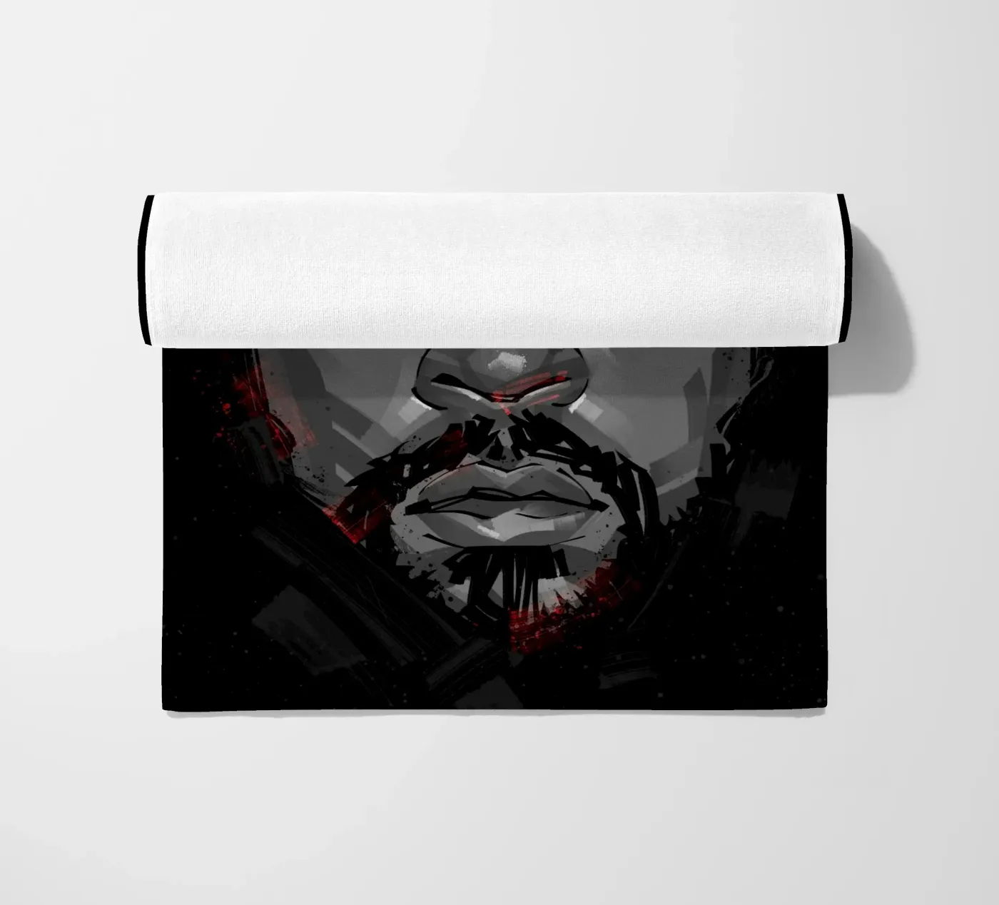 Ice Cube beach towel by nabakumov