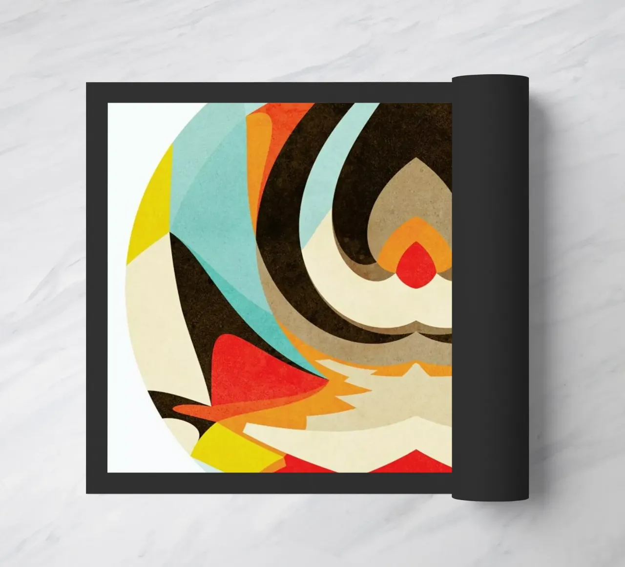 Do Something Anything doormat by Abstract 888