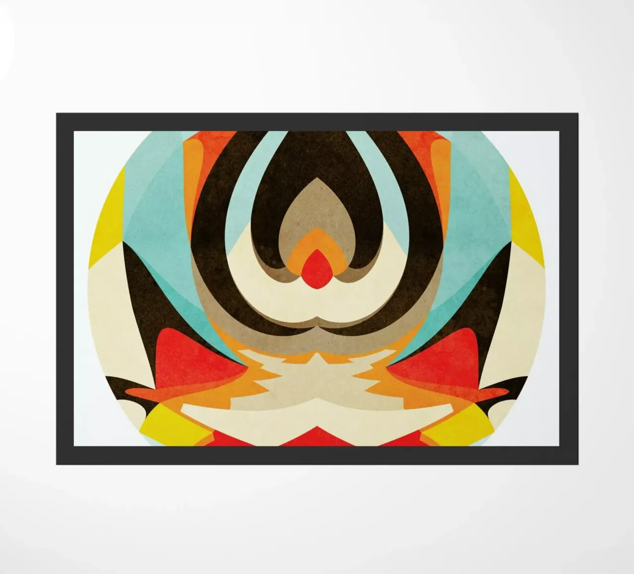 Do Something Anything doormat by Abstract 888