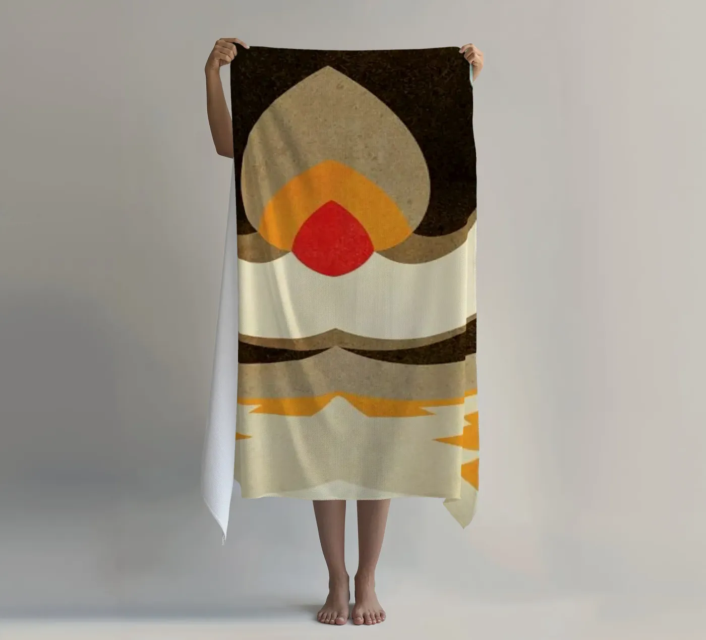 Do Something Anything beach towel by Abstract Joy