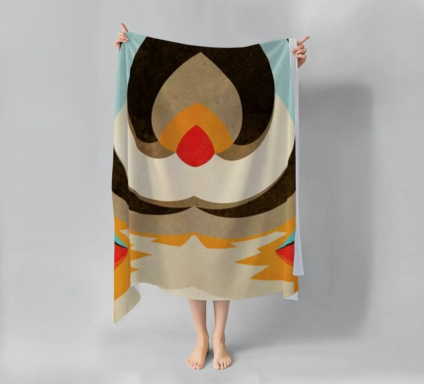 Do Something Anything beach towel by Abstract Joy