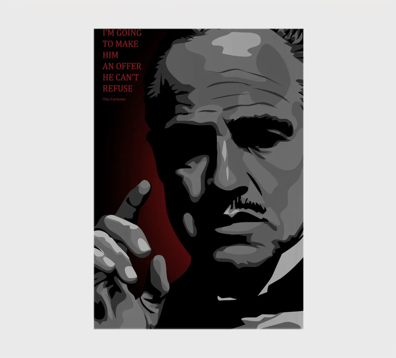 Vito Corleone Quote notebook by nabakumov
