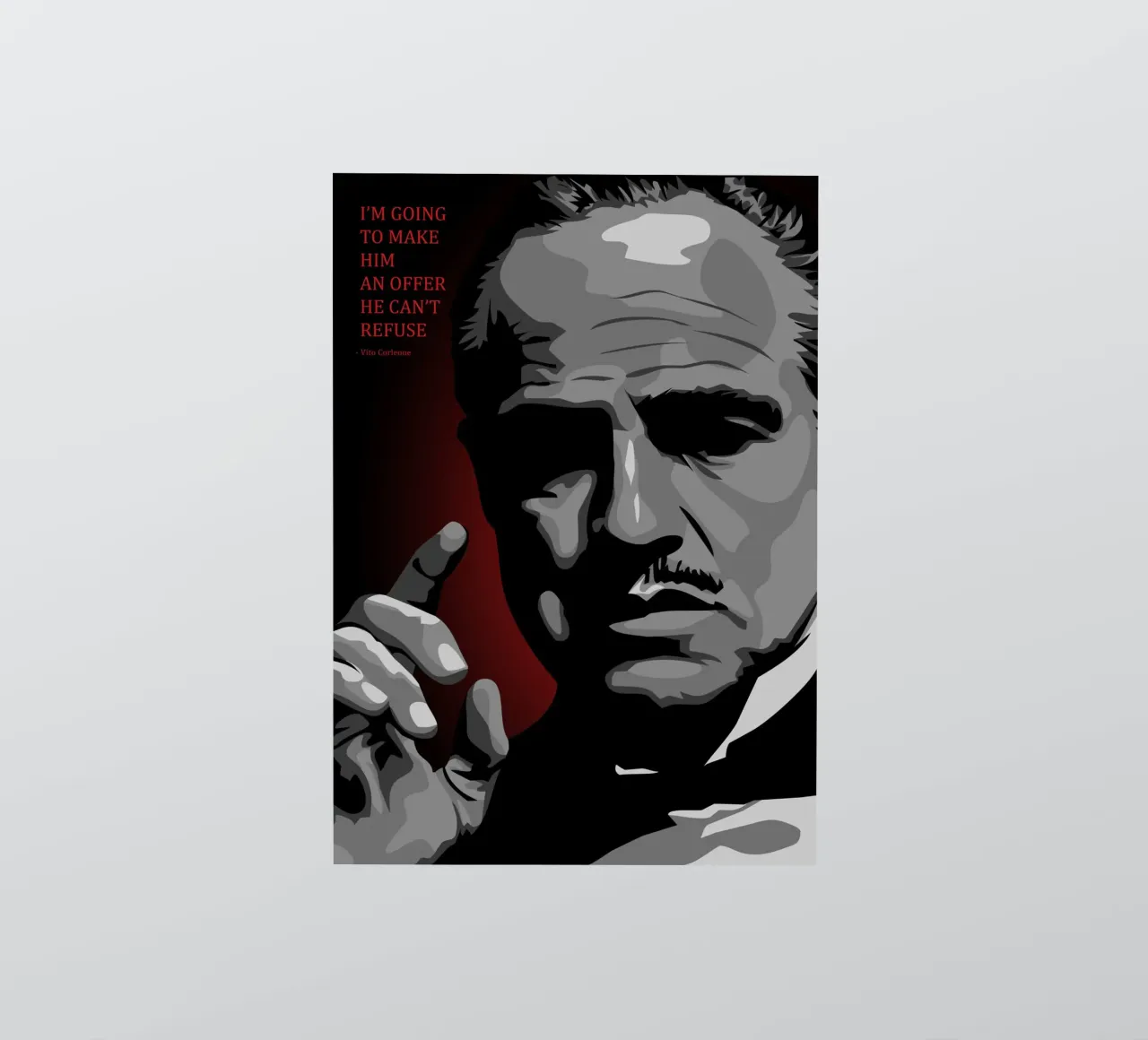 Vito Corleone Quote adesivo da nabakumov