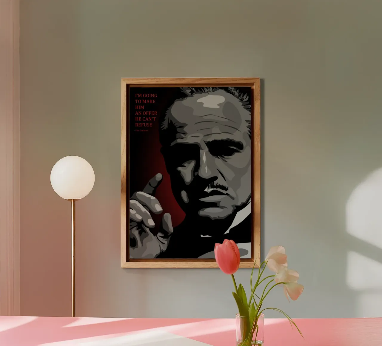Vito Corleone Quote forex plate by nabakumov