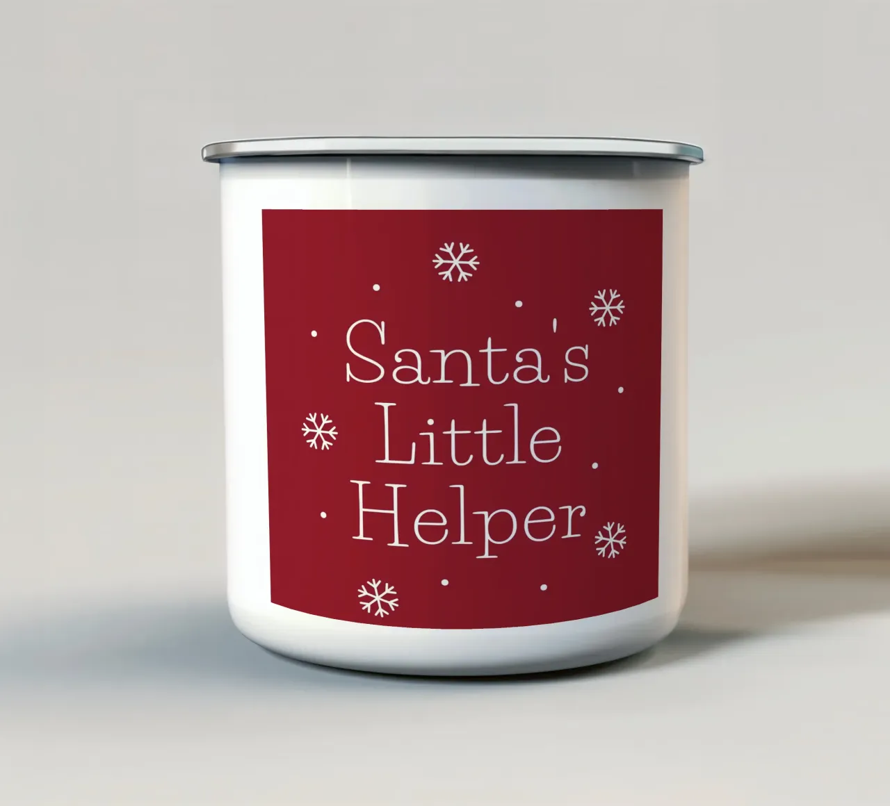 Santa's Helper emaille mok van Dreamer10