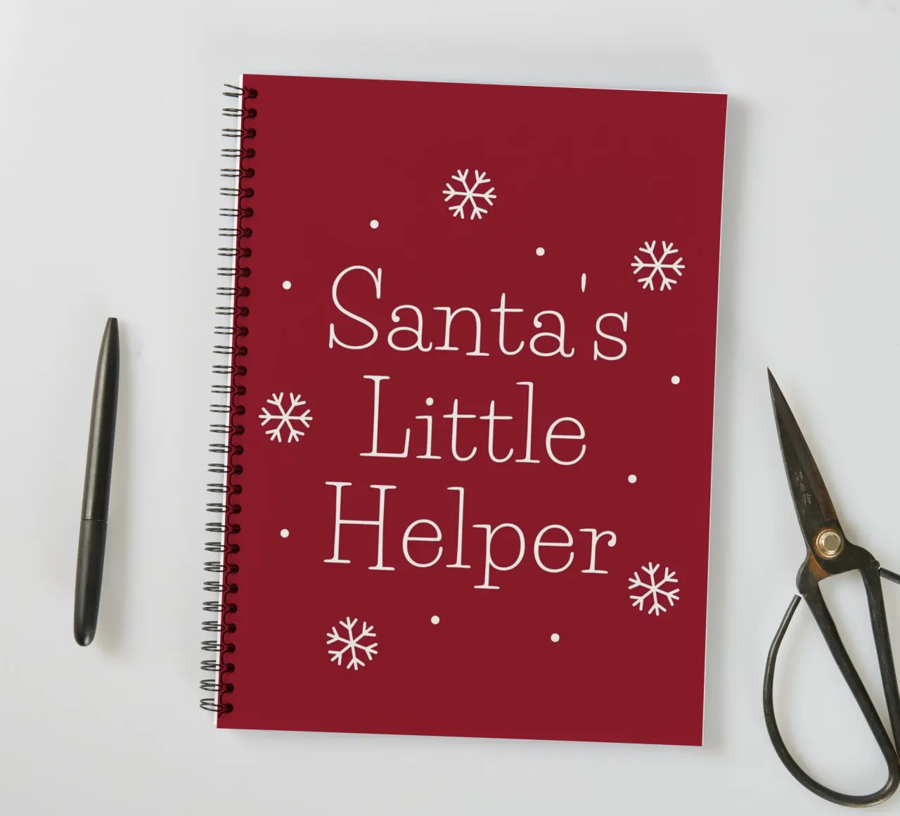 Santa's Helper spiral notebook by Dreamer10