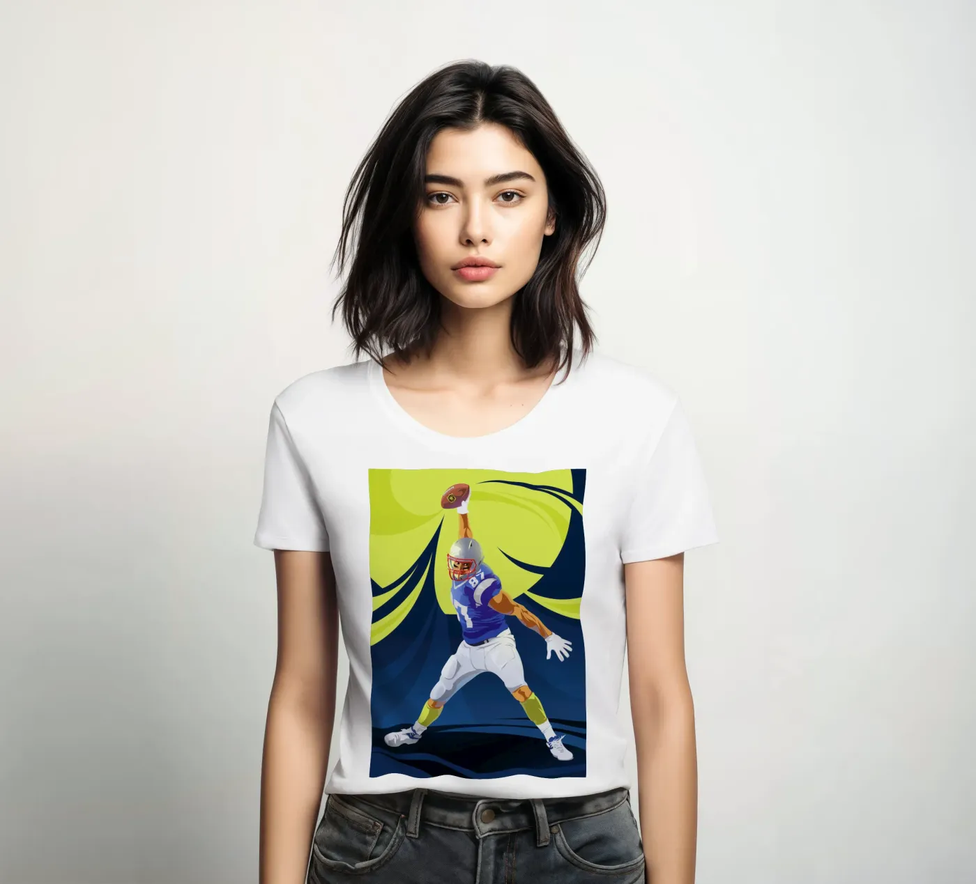 Touchdown t-shirt da donna da nabakumov