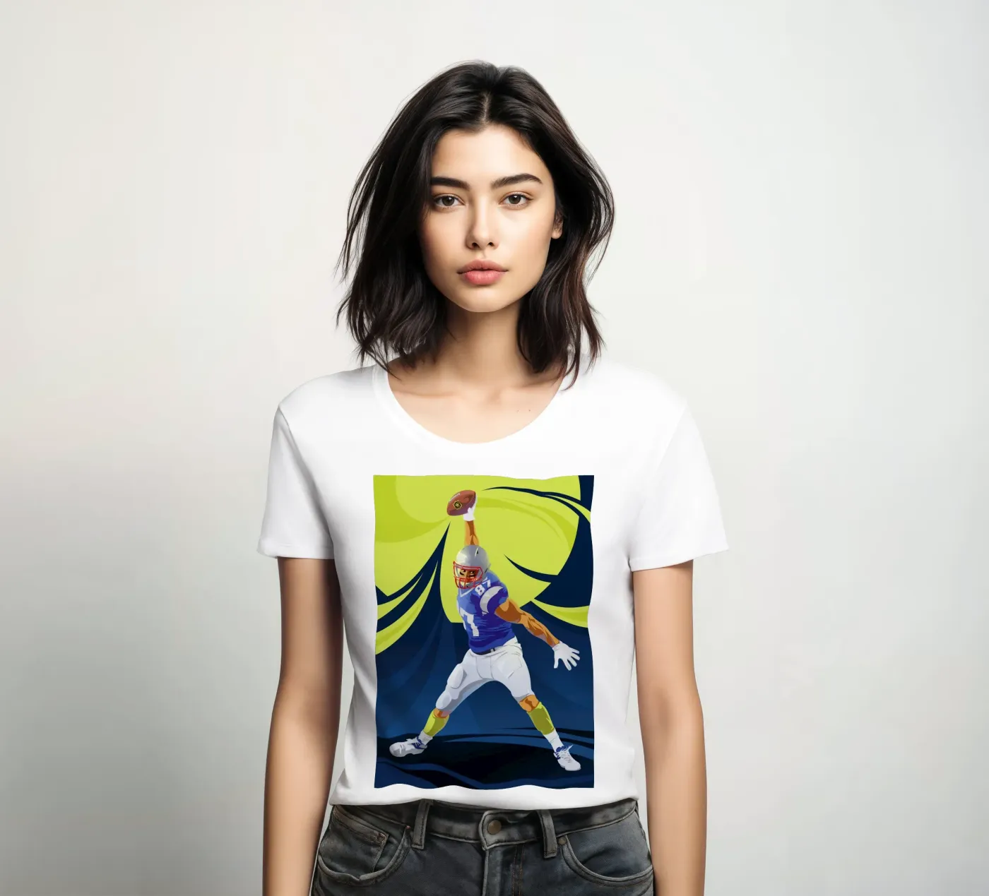 Touchdown t-shirt da donna da nabakumov