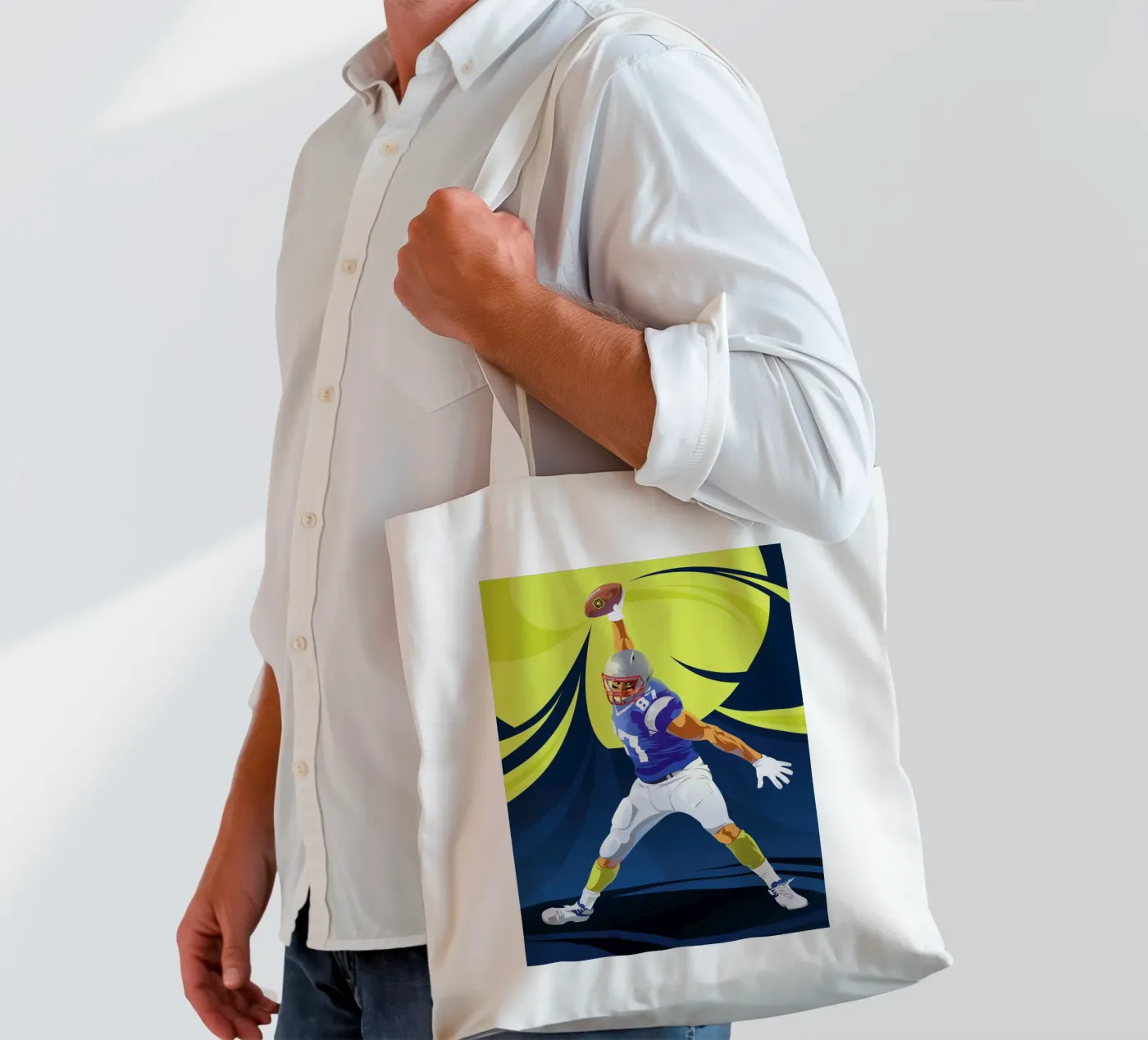 Touchdown tote bag by nabakumov