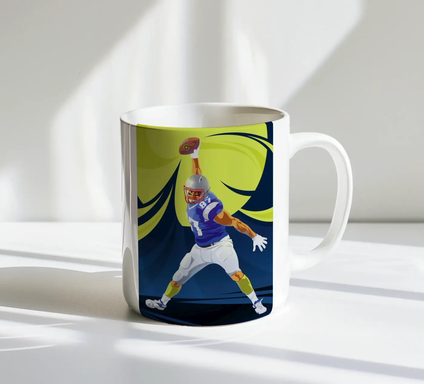 Touchdown ceramic mug by nabakumov