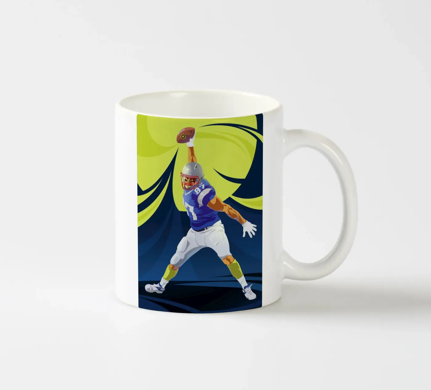 Touchdown ceramic mug by nabakumov