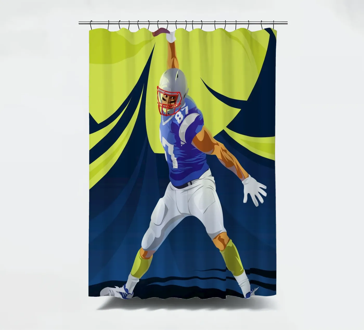 Touchdown douchegordijn van nabakumov