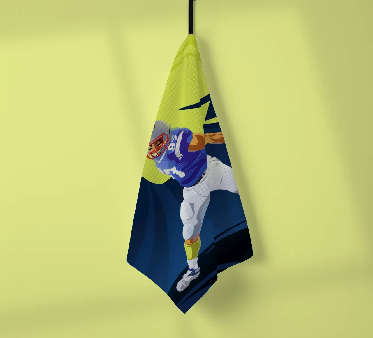 Touchdown tea towel by nabakumov