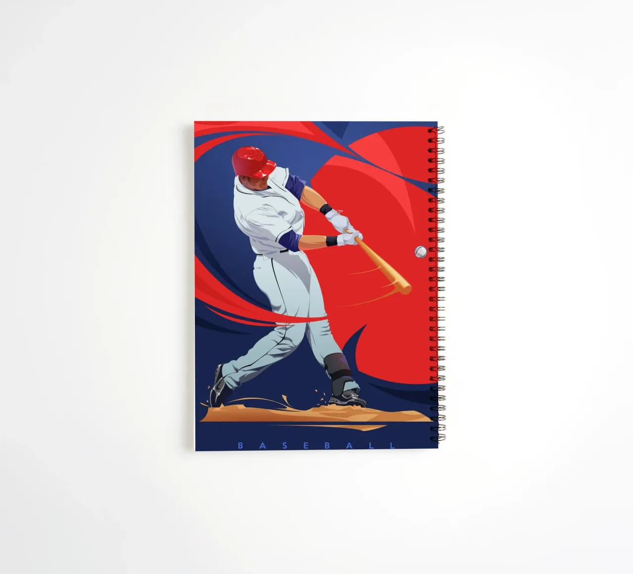 Baseballer spiral notebook by nabakumov