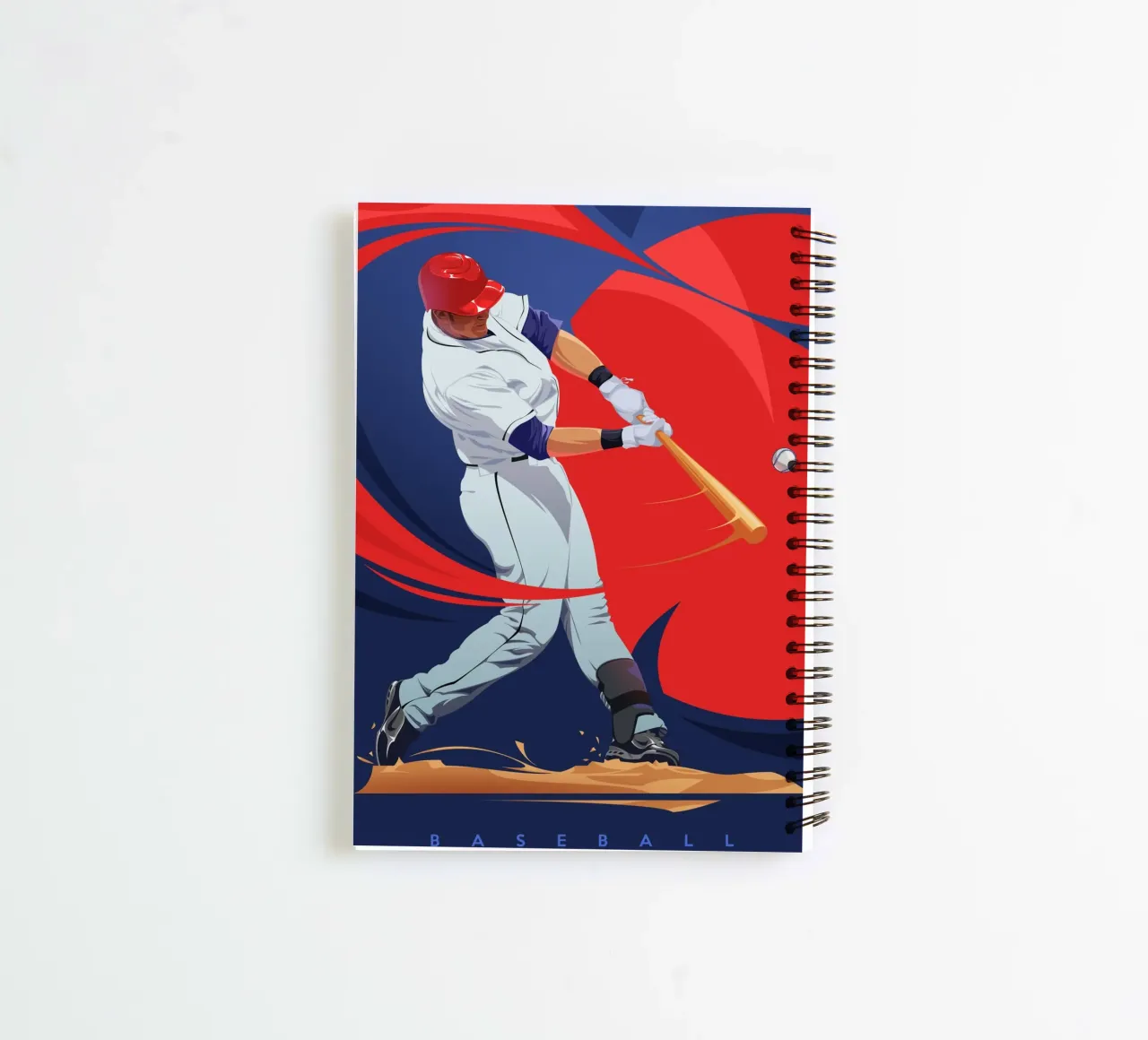Baseballer spiral notebook by nabakumov