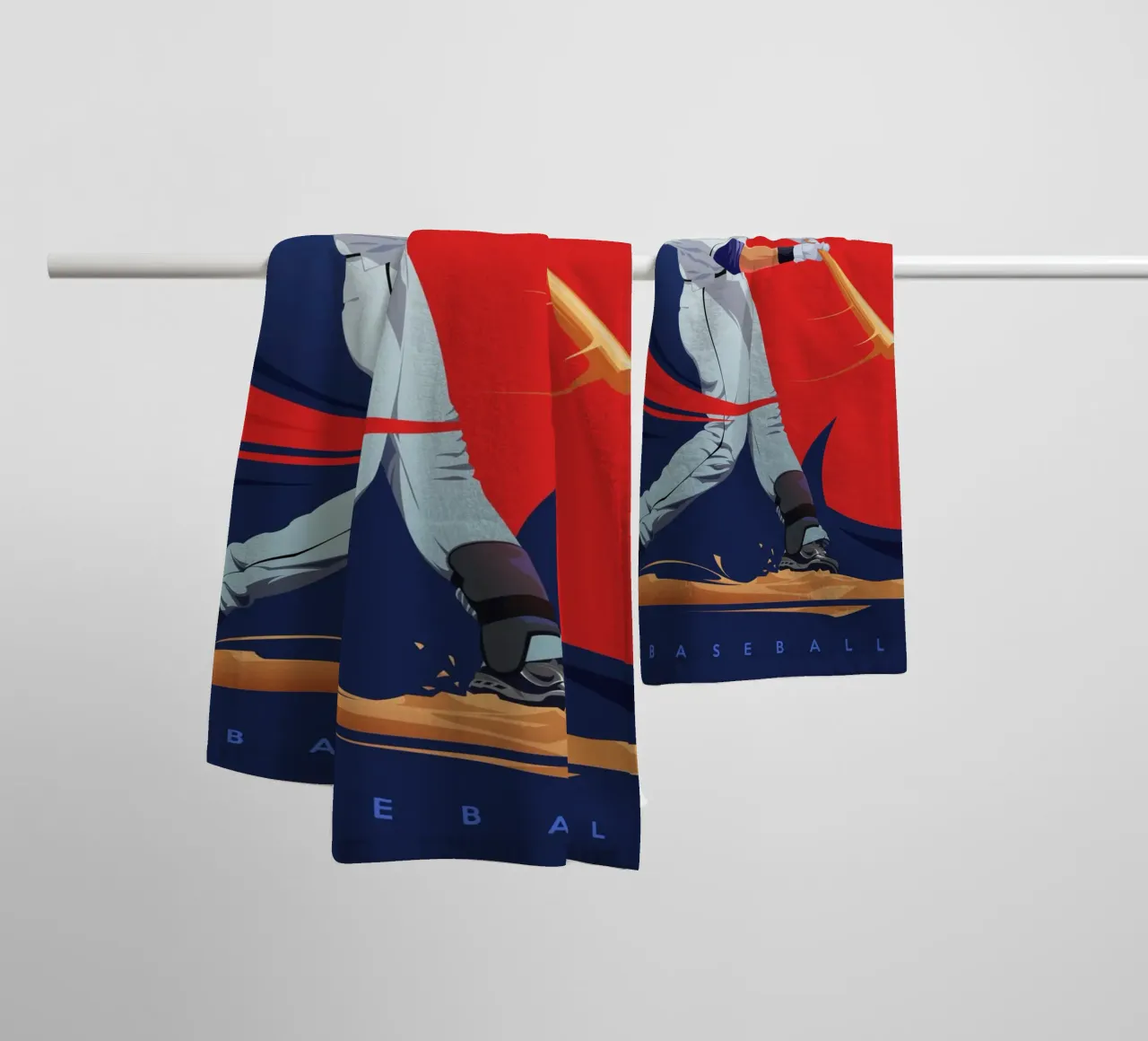 Baseballer towel by nabakumov
